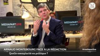 Quelle exemplarité en politique Montebourg face à Mediapart [upl. by Chester]