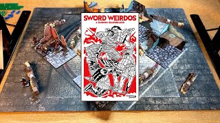 Sword Weirdos Battle Report Witch Hunters vs Possessed Cultists [upl. by Moreland]