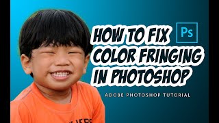 How to Remove Color Fringing in Photoshop [upl. by Lemuel]