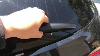 Rear Wiper Blade Replaced in 2 minutes and 1 hand [upl. by Anikehs]