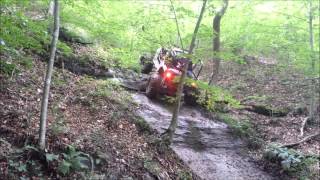 43 Super Swamper SX Stickies Crawling Steep Rock Face [upl. by Ehtyaf927]