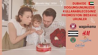 Dubaide dogumgununuzde bedava alacaginiz seyler Doğum Gününüzde Ücretsiz Şeyler dubaialışveriş [upl. by Helbonnas]