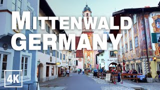 Mittenwald Bavarian Village GERMANY • 4K 60fps ASMR [upl. by Naget]