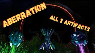 Aberration  All Artifacts  Ark Survival Ascended ark [upl. by Otnicaj]