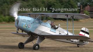 Bücker Bü131 Jungmann Aerobatics [upl. by Mcclary]