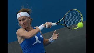 Svetlana Kuznetsova vs Carla Suarez Navarro Australian Open 2013 Highlights [upl. by Alrahs348]