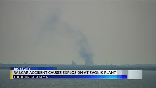 Explosion at Evonik chemical plant in Theodore [upl. by Eatnoj27]