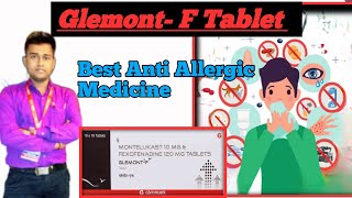 Glemont F Tablet Uses in Hindi Montelukast and fexofenadine hydrochloride tablets uses [upl. by Kowal]