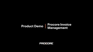 Invoice Management Demo Procore Groundbreak 2020 Breakout [upl. by Assenar]