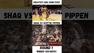 Greatest NBA Dunk Ever Shaq vs Scottie Pippen [upl. by Neema]