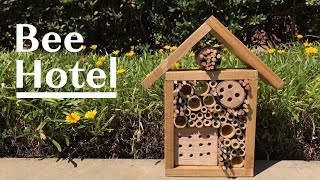 How To Make A Bee Hotel [upl. by Collie]