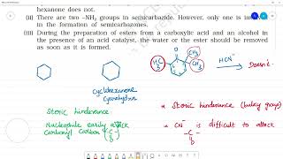 Give plausible explanation for each of the followingi Cyclohexanone forms cyanohydrin in good [upl. by Pimbley]