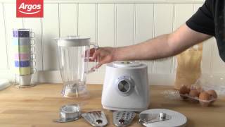 Cookworks SG500 White Food Processor Argos Review [upl. by Nwahsek337]