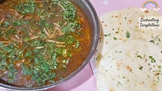 Are you ready for a yummiest breakfast 🤗🍲finger licking chickpeas gravy with softest garlic naan🫓💕✨ [upl. by Kjersti908]