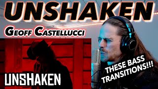 Geoff Castellucci  UNSHAKEN Low Bass Singer Cover FIRST REACTION THESE TRANSITIONS [upl. by Wynny]