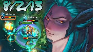 Wild Rift BEST SUPPORT RAKAN 8213 FULL GAMEPLAY ITEMSRUNES [upl. by Anertal180]