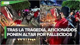 Aficionados de Atlas llevan veladoras al Estadio Jalisco tras acontecimientos en La Corregidora [upl. by Ballinger]