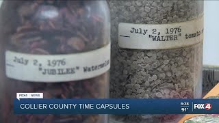 Collier County opens time capsule from 1976 [upl. by Eyla]