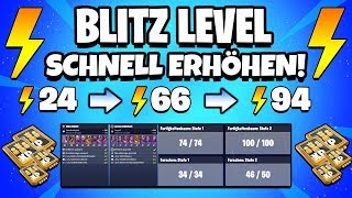 ⚡ BLITZ LEVEL SCHNELL ERHÖHEN ⚡ ANFÄNGER TIPPS 02  FORTNITE RETTE DIE WELT [upl. by Anaizit]