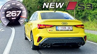 ALL NEW AUDI S3 8Y Facelift  0100 100200 TOP SPEED SOUND amp POV [upl. by Darren]