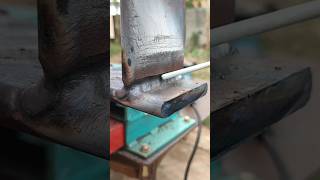 Not many people know how to weld a strong plate iron Tjoint joint down to the root [upl. by Mikahs]