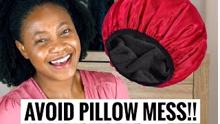 7 HACKS to avoid a messy pillow amp manage excess product on your natural hair [upl. by Nwahc]