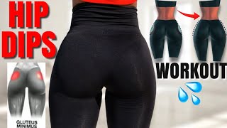 HIP DIPS WORKOUT  GET NATURAL CURVES Wider Hips At HomeDo This To Build SIDE BOOTY [upl. by Eirrej]