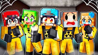 Surviving in a NUCLEAR BUNKER CHUNK With Crazy Fan Girl in Minecraft [upl. by Alrrats787]