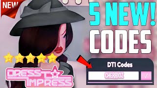 NEW ALL WORKING CODES DTI DRESS TO IMPRESS IN JUNE 2024  ROBLOX DRESS TO IMPRESS [upl. by Odnarb]