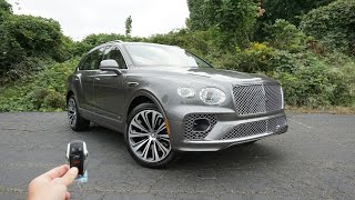 2021 Bentley Bentayga First Edition Start Up Test Drive Walkaround and Review [upl. by Oine]