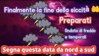 METEO  Ecco la data di fine estate Linverno ritorna prepotentemente in Italia da nord a sud DA [upl. by Mayram]