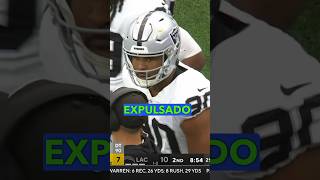 GOLPAZO a quarterback provoca EXPULSIÓN ☠️💥⚡ shorts nfl [upl. by Enixam]