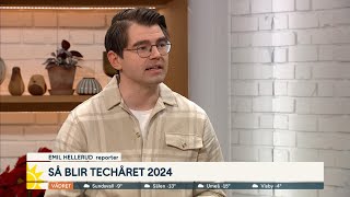 Så blir techåret 2024  Nyhetsmorgon  TV4 amp TV4 Play [upl. by Nawaj]