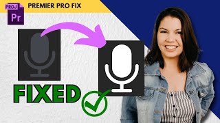 How to Fix the Grayed Out Voiceover Microphone Icon in Premiere Pro [upl. by Anerac]