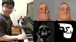 Mr Incredible becoming Uncanny on Piano [upl. by Anivram736]