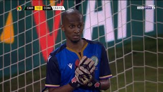 Le match INCROYABLE de Chaker Alhadhur 🇰🇲 latéral gauche comorien qui a joué gardien de but  • HD [upl. by Alyda]