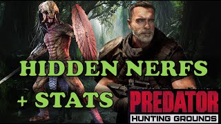 HIDDEN PREDATOR NERFS  STATS FROM UPDATE 300 ON PREDATOR HUNTING GROUNDS [upl. by Amato]