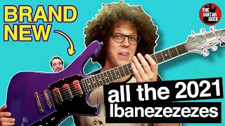 All the NEW IBANEZ guitars in 2021  Exclusive product guide from Dr Dan [upl. by Holmun]