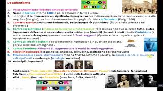 📗 IL DECADENTISMO letteratura riassunto semplice per scuola media [upl. by Albie]