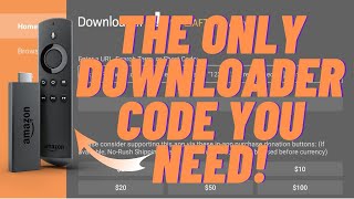 The ONLY Downloader Code You NEED For Your Amazon Firestick [upl. by Cohe]