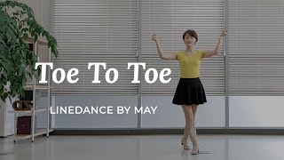 Toe To Toe Line DanceAbsolute Beginner  Tina Argyle Demo amp Count [upl. by Deerc]