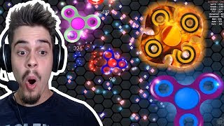 Superspinio  BATALHA DE FIDGET SPINNER Slitherio  Spinzio ‹ AbooT › [upl. by Alby]