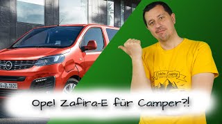 Mit dem Opel ZafiraE zum Camping Ein EBus für Camper [upl. by Levi]