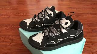 Best Replica Lanvin Curb Sneakers Black Grey [upl. by Blen]