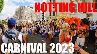 NOTTING HILL CARNIVAL 2023 WALK AROUND NOTTING HILL 4K [upl. by Steiner]