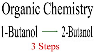 Organic chemistry tutor Organic chemistry Conversion  1Butanol to 2Butene Organic chemistry [upl. by Armahs]