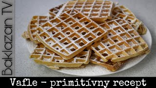 Wafle  hotové za 2 minuty Easy recept na wafle ktorý Ti ulahčí život [upl. by O'Hara]