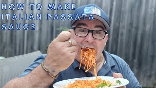 HOW TO MAKE HOMEMADE ITALIAN PASSATA SAUCE [upl. by Cataldo]