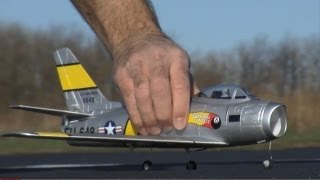 Spotlight Great Planes® F86 Sabre Brushless EDF Micro [upl. by Stormi]