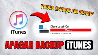 COMO APAGAR BACKUP DO ITUNES NO PC WINDOWS SEM ERROS [upl. by Haorbed]